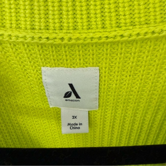 Amazon Essentials Relaxed Fit Ribbed Half-Zip Sweater 3X - Picture 3 of 3